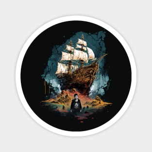 Pirate Ship - the goonies Magnet